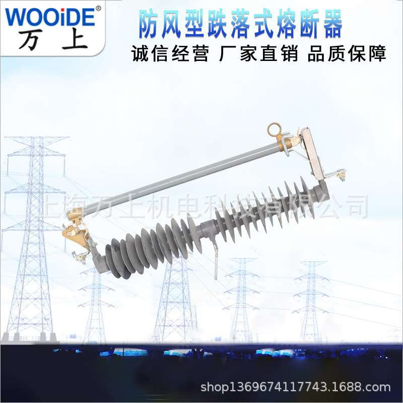 PRWG2-35KV/200A防风型户外高压35KV跌落式熔断器变压器HPRWG2-35