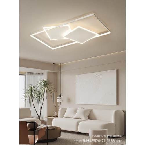 吸顶灯led超亮客厅主灯现代简约大气广东中山灯具2022全屋套餐