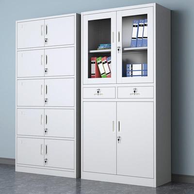 资料文件柜铁皮矮柜档案资料柜办公室带锁储物柜钢制财务凭证柜