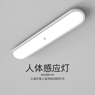 入户走廊过道玄关全光谱人体红外感应灯现代楼梯间阳台吸顶灯
