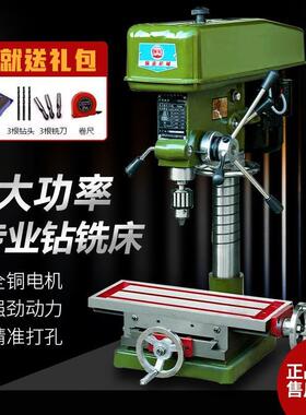 上海佩金zx7016工业台式钻铣床钻床台钻多功能可调速小型