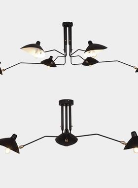 个性复古张牙舞爪loft工业客厅北欧风格设计师时尚后现代样板间灯