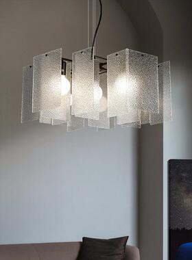 后现代轻奢吊灯客厅港式风格圆形简约设计师创意别墅餐厅水晶灯具