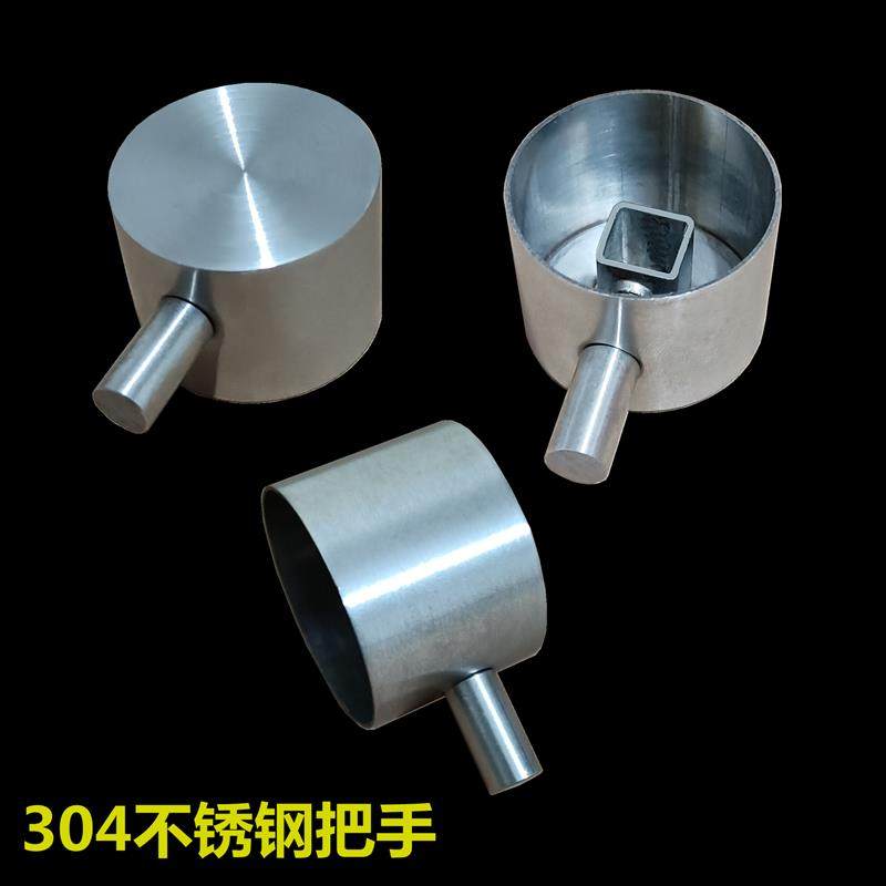 方孔304不锈钢水龙头把手柄旋钮帽大淋浴花洒分水器开 关配件手轮