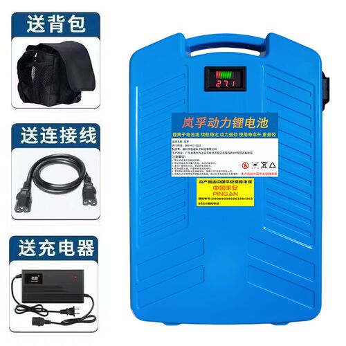 60V大容量锂电池48V24V割草机绿篱机潜水泵通用便携式耐用锂电池