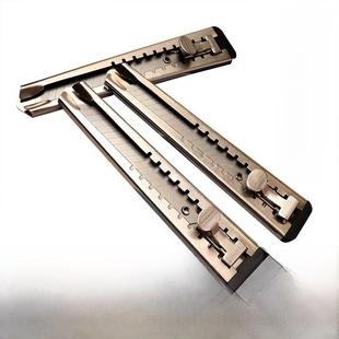 日本钢Rg 338大型多功能刀大型开箱刀纸刀中间刀手工刀不锈钢刀环