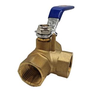 加厚T型三通铜球阀L型铜三通阀门2分4分6分1寸DN15换水阀开关