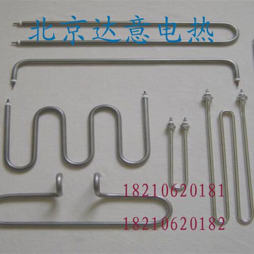 各种材质U型0型等形状电热管法兰管承接非标翅片加热器非标加工