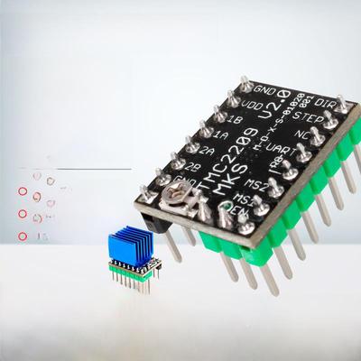 Tmc2209静音驱动器2208取代A4988步进电机3D打印机配件222526模块