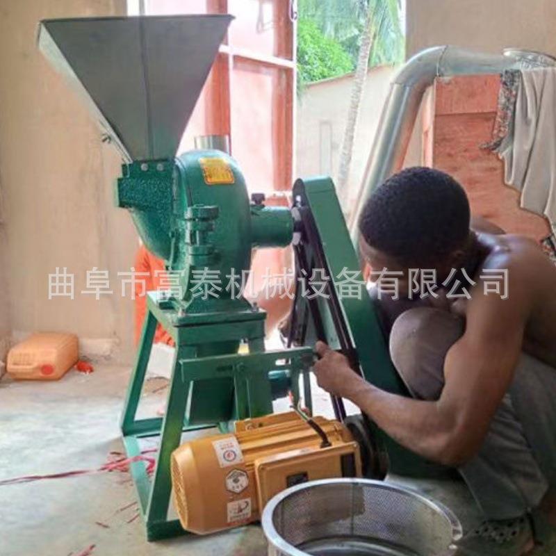 出口尼日利亚玉米粉碎机五谷杂粮齿盘打粉机食品调味料打粉机