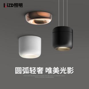 免开孔吸顶式 防眩射灯明装 筒灯桶灯过道走廊天花灯家用led吊顶灯