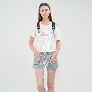 透明TPU围裙防水防油 美术画画水产厨师美发工作服发型师围裙