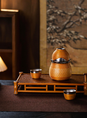 摩利纯钛保温杯大容量茶水分离男女泡茶杯子便携钛杯水杯七夕礼物