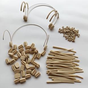 头戴麦克风耳挂话筒固定架子耳麦线夹子卡扣硅胶套配件