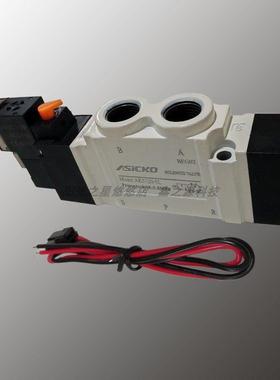 ASICKO爱柯二位五通电磁阀 AK 110-06 210-08 3120-M5 5120-01 5L