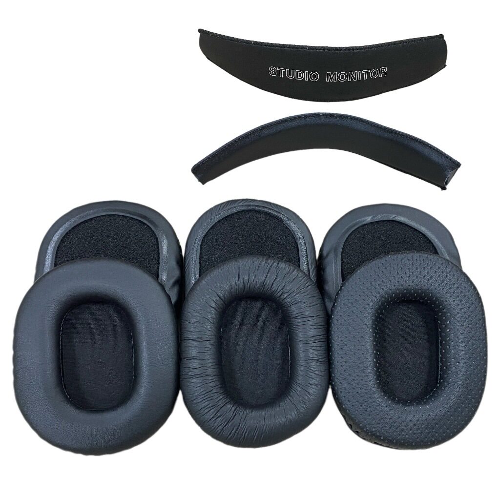 适用索尼MDR-7506 MDR-V6 MDR-900ST耳机海绵套耳罩头梁更换配件替换配件耳机保护套漫步者耳机配件