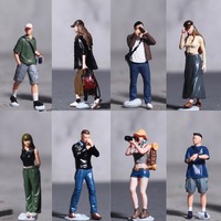 微縮模型人偶1:64微景觀道具迷你手辦潮玩人仔diy場景裝飾小擺件