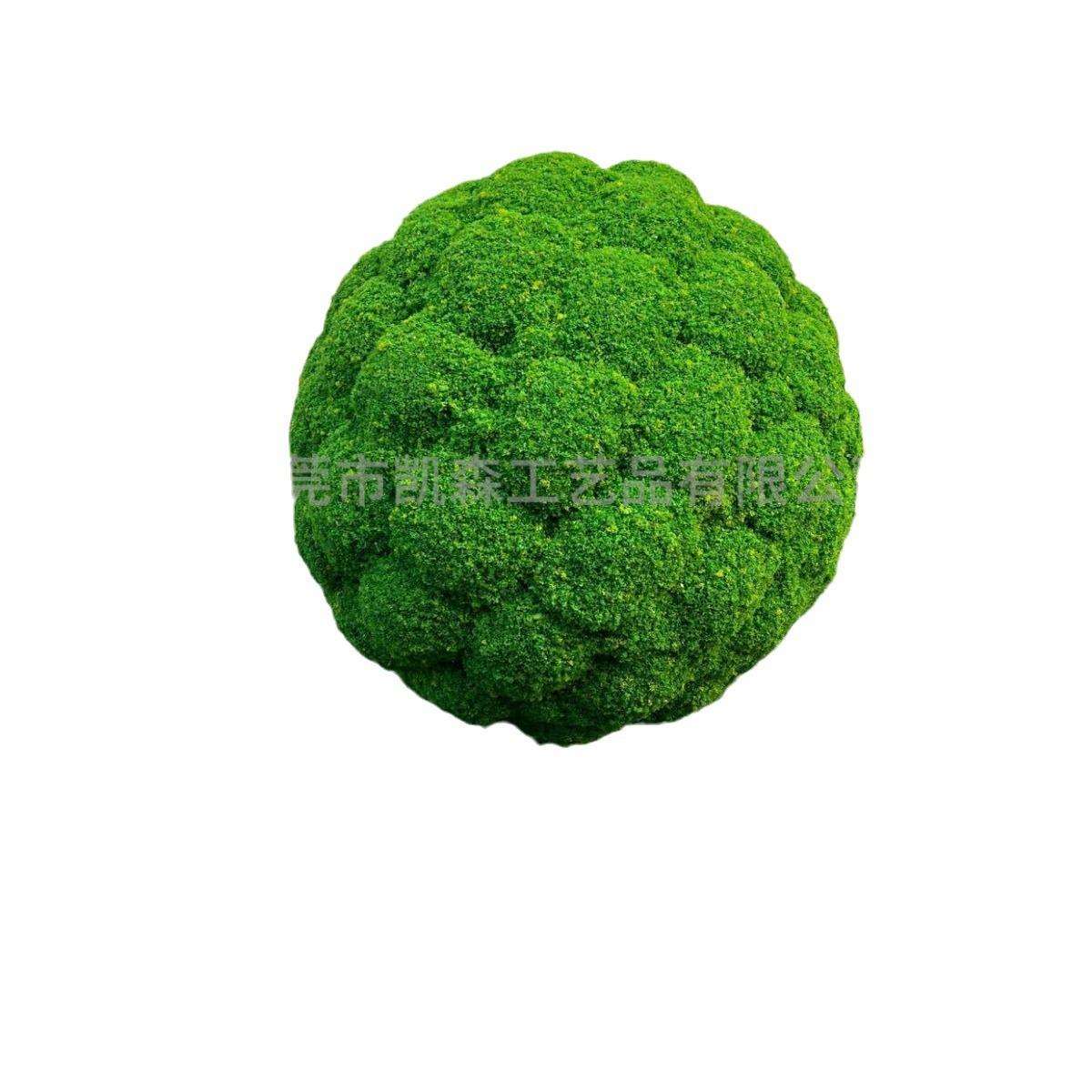 仿真苔藓球绿植物墙店铺草皮苔藓草坪装饰品橱窗室内造景青苔藓球