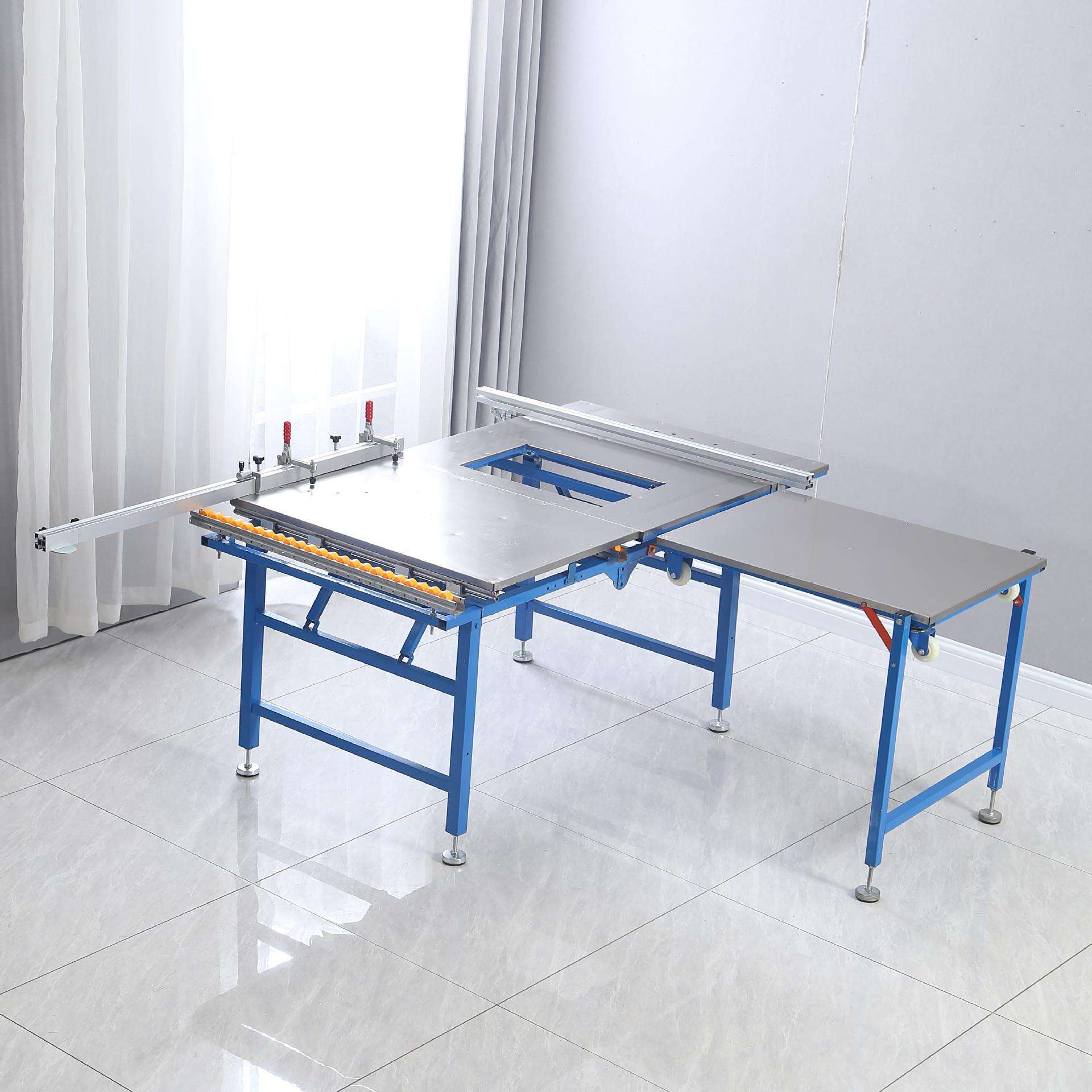 无尘子母锯多功能推台锯倒装推拉静音专业级木工切割机可斜切锯台