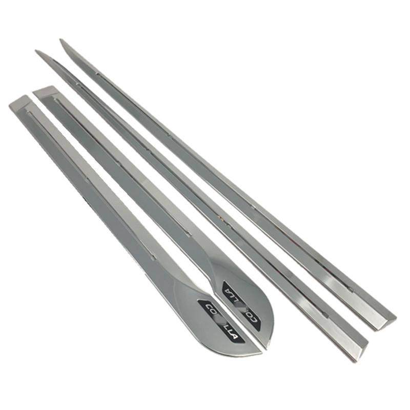 14-17卡罗拉LED门边条17卡罗拉带灯车身防擦条车身饰条门边