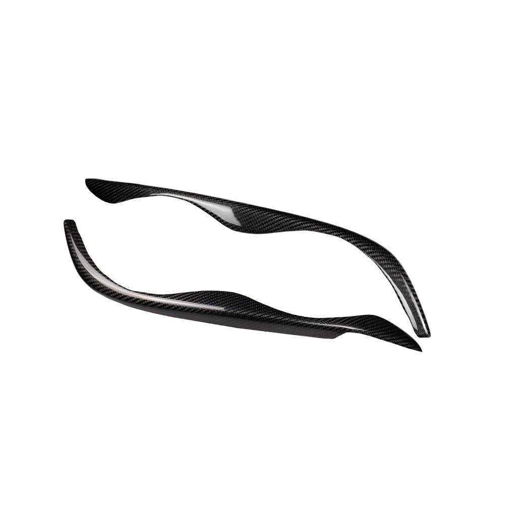 适用宝马BMW老3系E46碳纤维M3大灯眉毛眼睑修剪饰贴改饰盖框架贴