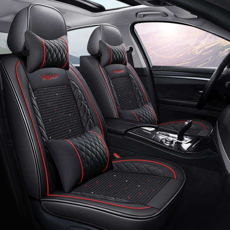 汽车座套专用新捷达宝来桑塔纳英朗凯越四季通用全革冰丝坐垫
