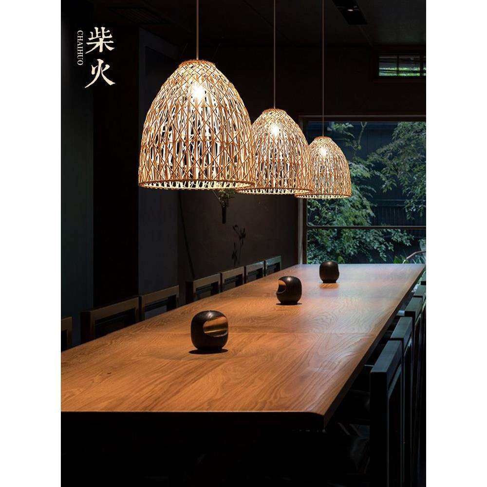 藤艺吊灯现代新中式客厅餐厅茶室民宿吊灯创意日式诧寂田园藤编灯,鲜花速递/花卉仿真/绿植园艺,割草机/草坪机,淘宝优惠券,粉丝福利购,淘宝优惠卷