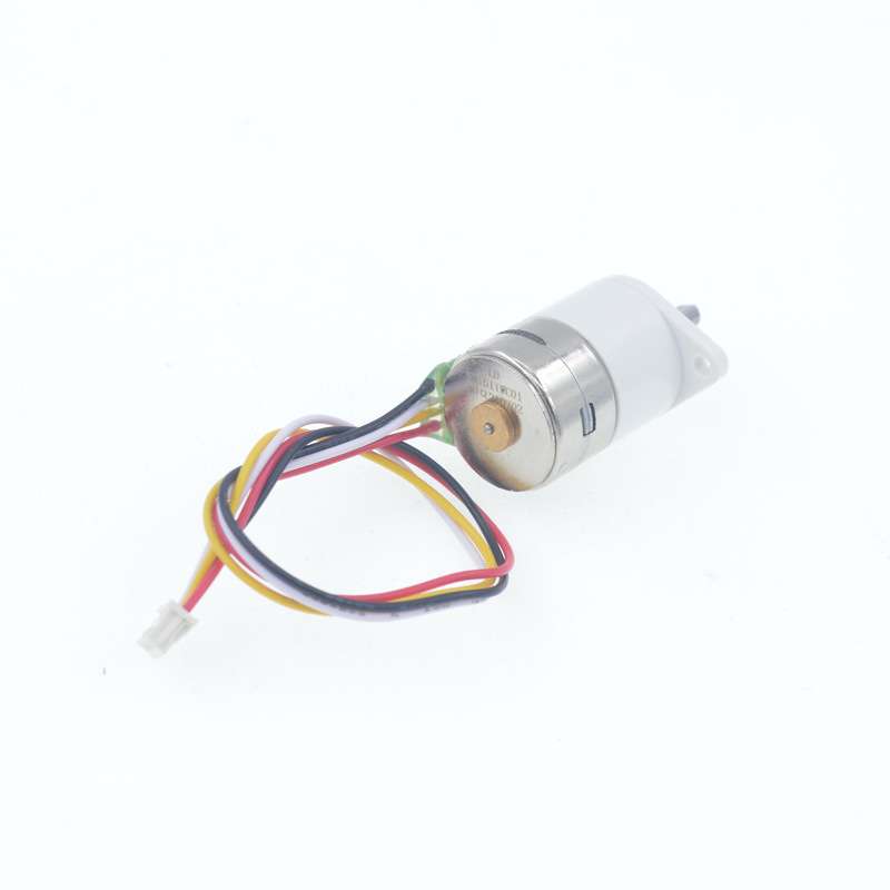 12GA-15BY无刷步进减速电机2相4线全金属齿轮带防尘5V12V微型马达