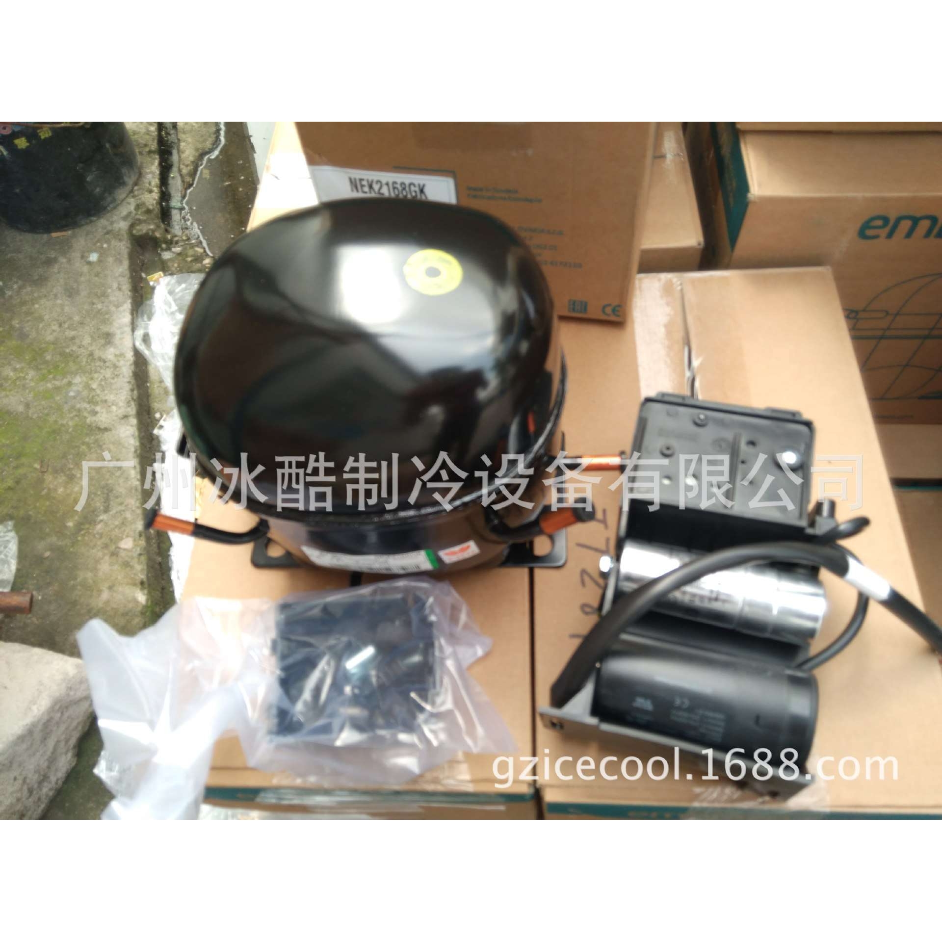 NEK2168GK 阿斯帕拉 3/4HP 恩布拉科冰箱冰柜制冷压缩机 R404A