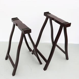 古筝琴架子学习复古音乐 架子通用实木腿加粗专用人字电子琴爆款