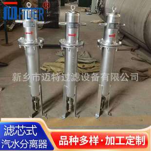 压缩气体精密过滤器 MJF-65B滤芯式油水分离器 不锈钢气水分离器
