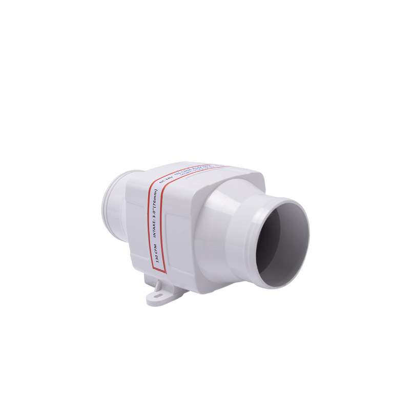 3寸直流电动12V/24V直筒130CFM静音排风机游艇房车厨房机舱排风扇
