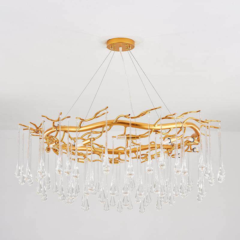 天亨客厅吊灯简约现代大灯2021年新款吸吊两用套餐欧式水晶餐厅灯