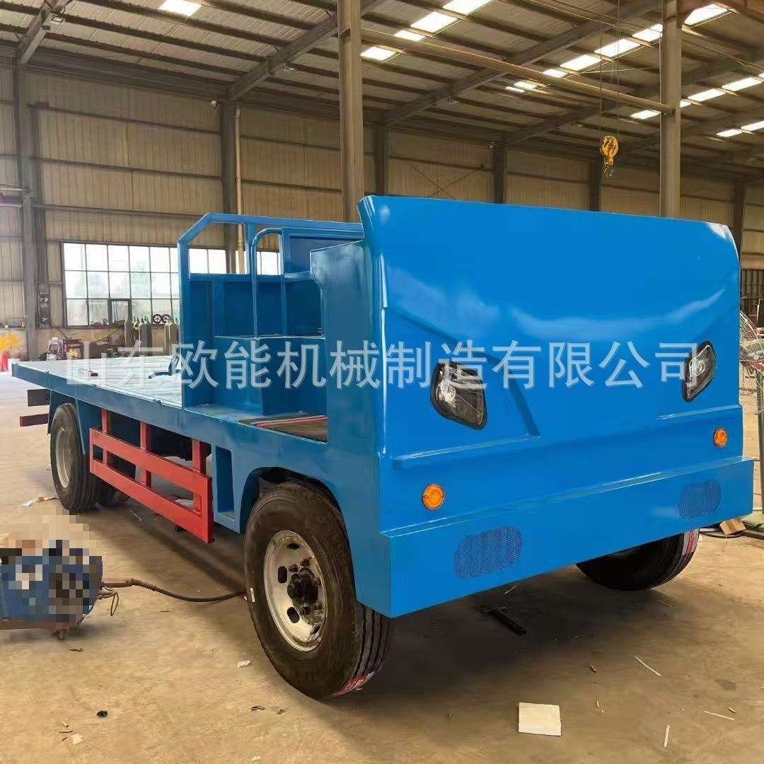 倒吨搬运车拉货车电动四轮平板拉猪车送货物流大功率货车厂区