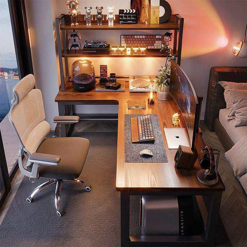 转角书桌电竞桌电脑桌台式家用学生写字桌书架一体桌卧室拐角桌子,农机/农具/农膜,播种栽苗器/地膜机,淘宝优惠券,粉丝福利购,淘宝优惠卷