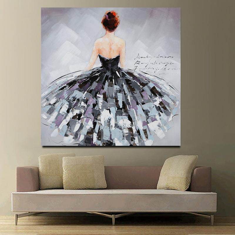 手绘油画挂画现代家居装饰画 客厅酒店走廊纯大尺寸油画芭蕾舞女,农机/农具/农膜,播种栽苗器/地膜机,淘宝优惠券,粉丝福利购,淘宝优惠卷