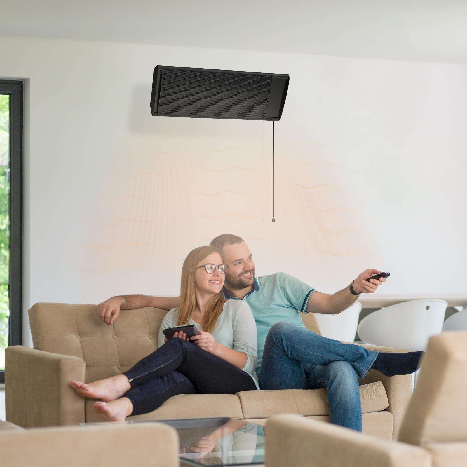 石墨烯远红外电暖器取暖器大面积电热板条形大功率悬挂壁装外贸