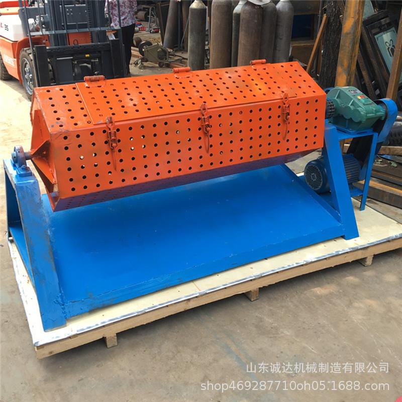 铺路鹅暖石倒角抛光机 六角滚筒式抛光机 5米火烧铁除锈干磨机