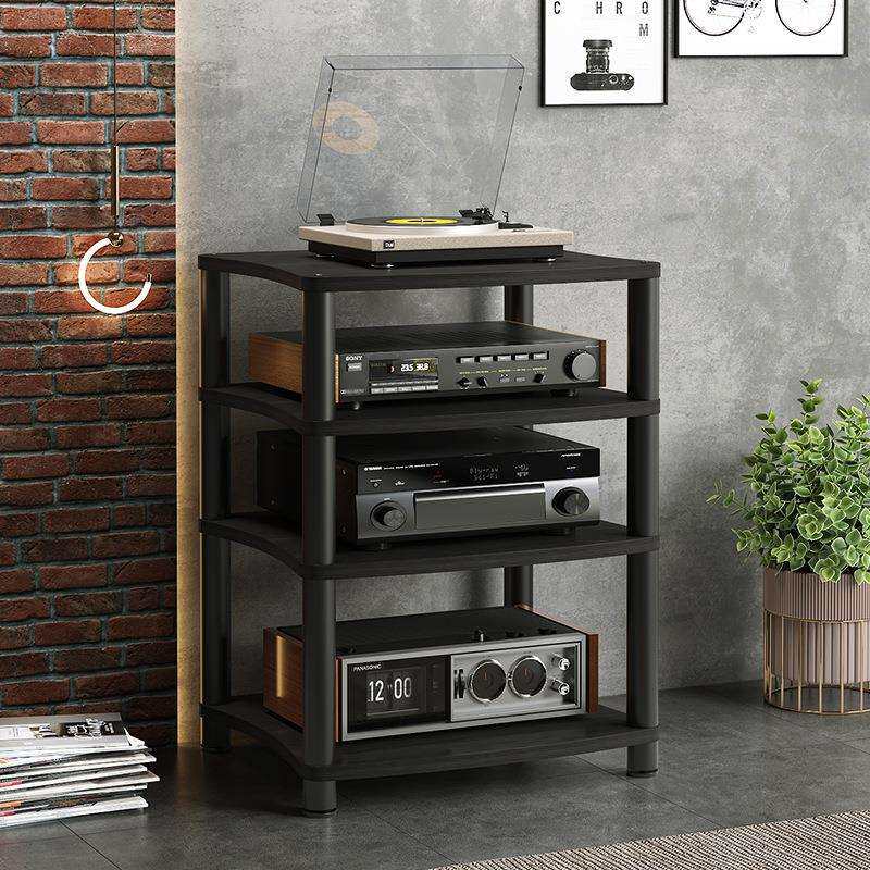 功放机柜机架HIFI影音器材家庭影院设备柜多层音响架子CD架实木