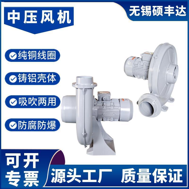 粉粒体输中压鼓风机 CX-150A 3.7kw 气体输送右旋铝壳中压鼓风机
