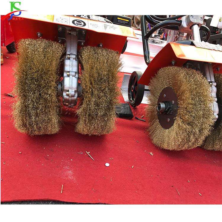 彩钢瓦除锈机 钢丝刷打磨机 钢管除锈翻新机 厂家直销