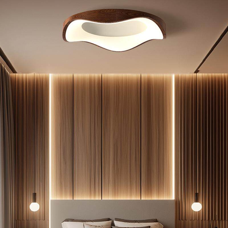 新中式超薄卧室吸顶灯胡桃木纹色简约书房灯全光谱护眼衣帽间灯具,电子元器件市场,集成电路（IC）,淘宝优惠券,粉丝福利购,淘宝优惠卷