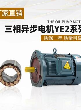厂家供应上海步宇YE2电动机高效三相异步电动机立式铜芯线圈