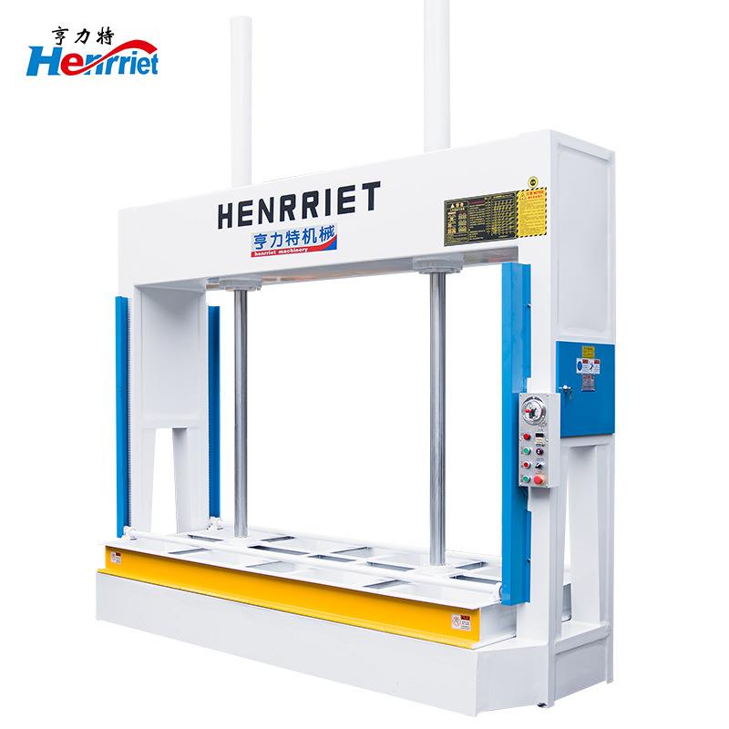 亨力特全自动液压防火木门猫抓板匹克球拍蜂窝板胶合生态板冷压机