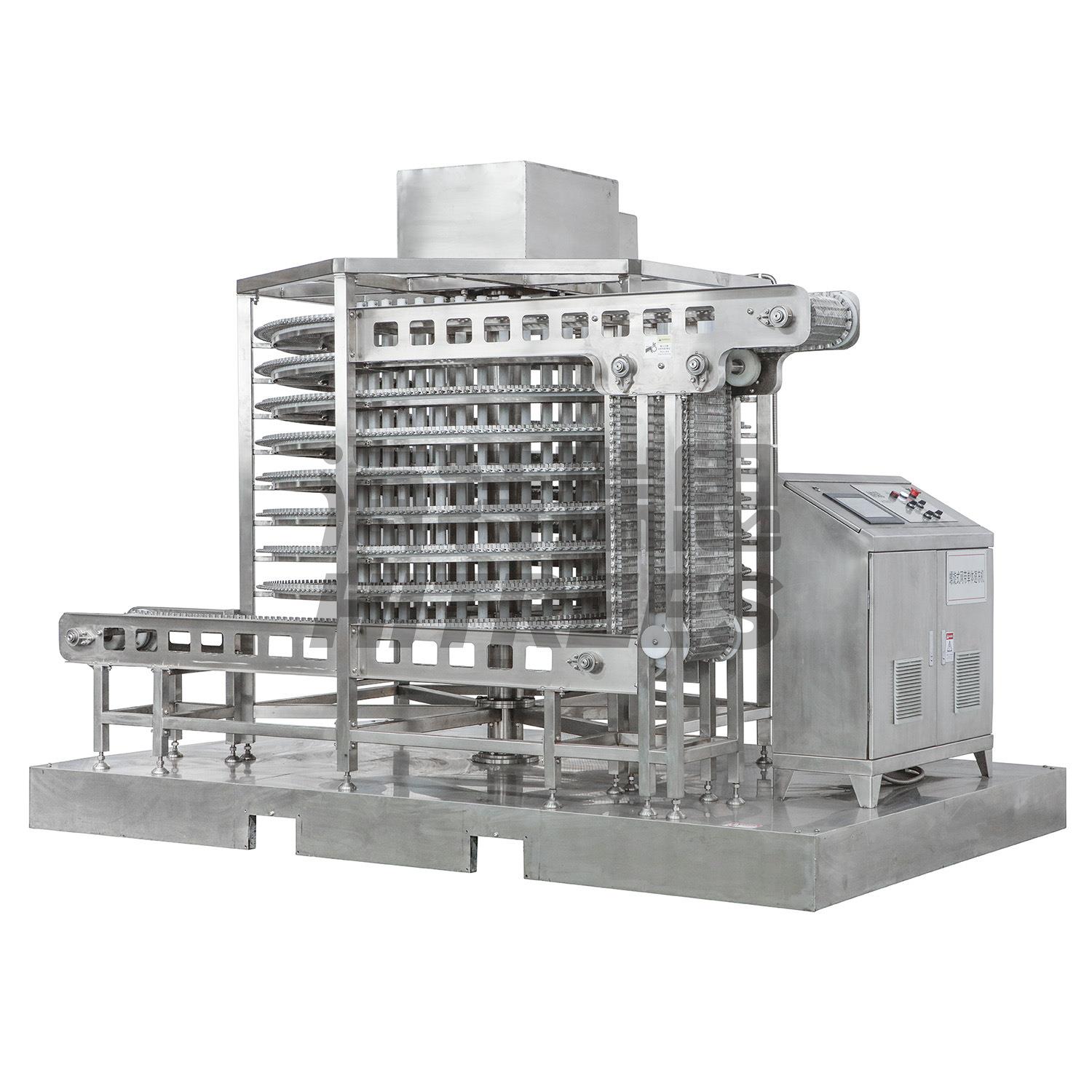 厂家直供DF2500大虾双螺旋式速冻机 海鲜速冻机 水产单冻机