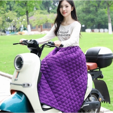 新款挡风半身裙冬季保暖电瓶车挡风被防寒护腿加绒加厚防水围裙