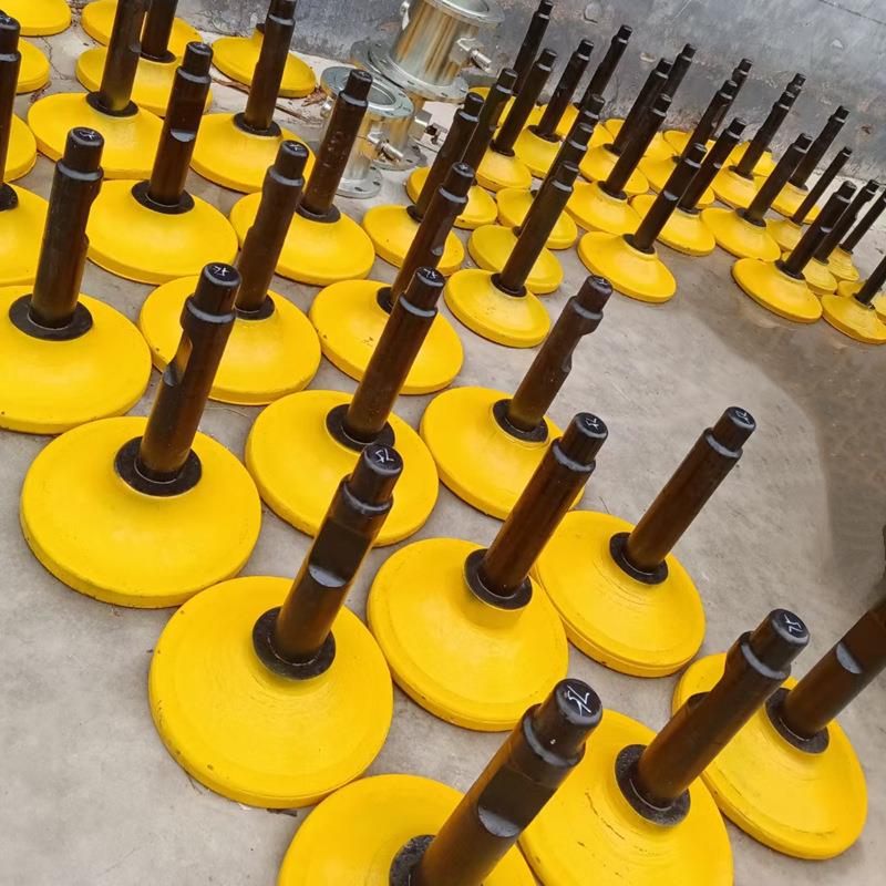 挖机配件夯头钎 85破碎振动夯头420直径打夯锤