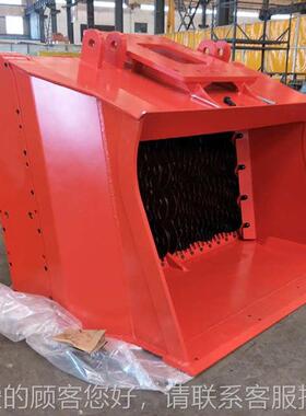 土壤修破筛XGE斗 环保型挖机碎筛复分斗设备分 石料筛分斗