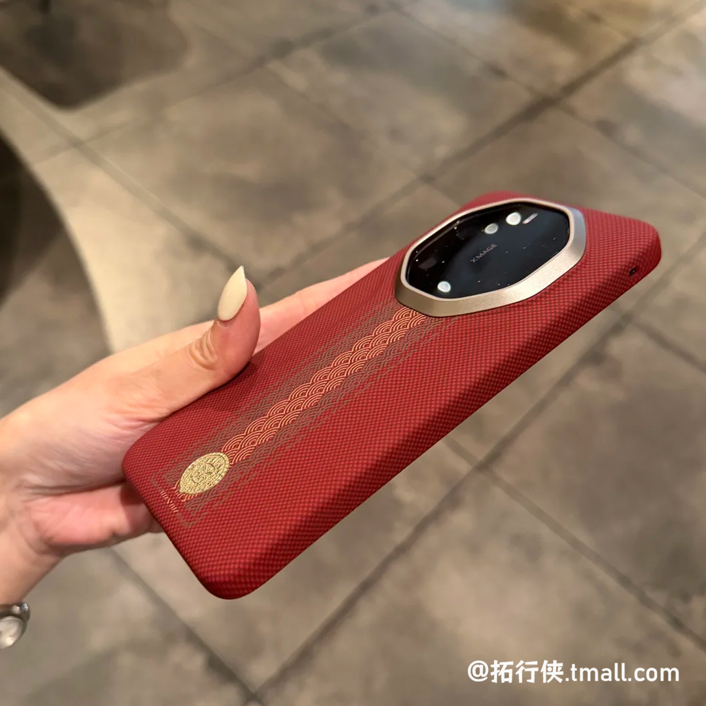 拓行侠【顺财神财运】适用华为Mate80rs非凡大师手机壳凯夫拉纤维纹保护壳Mate70RS国潮60rs金属镜框轻薄硬壳