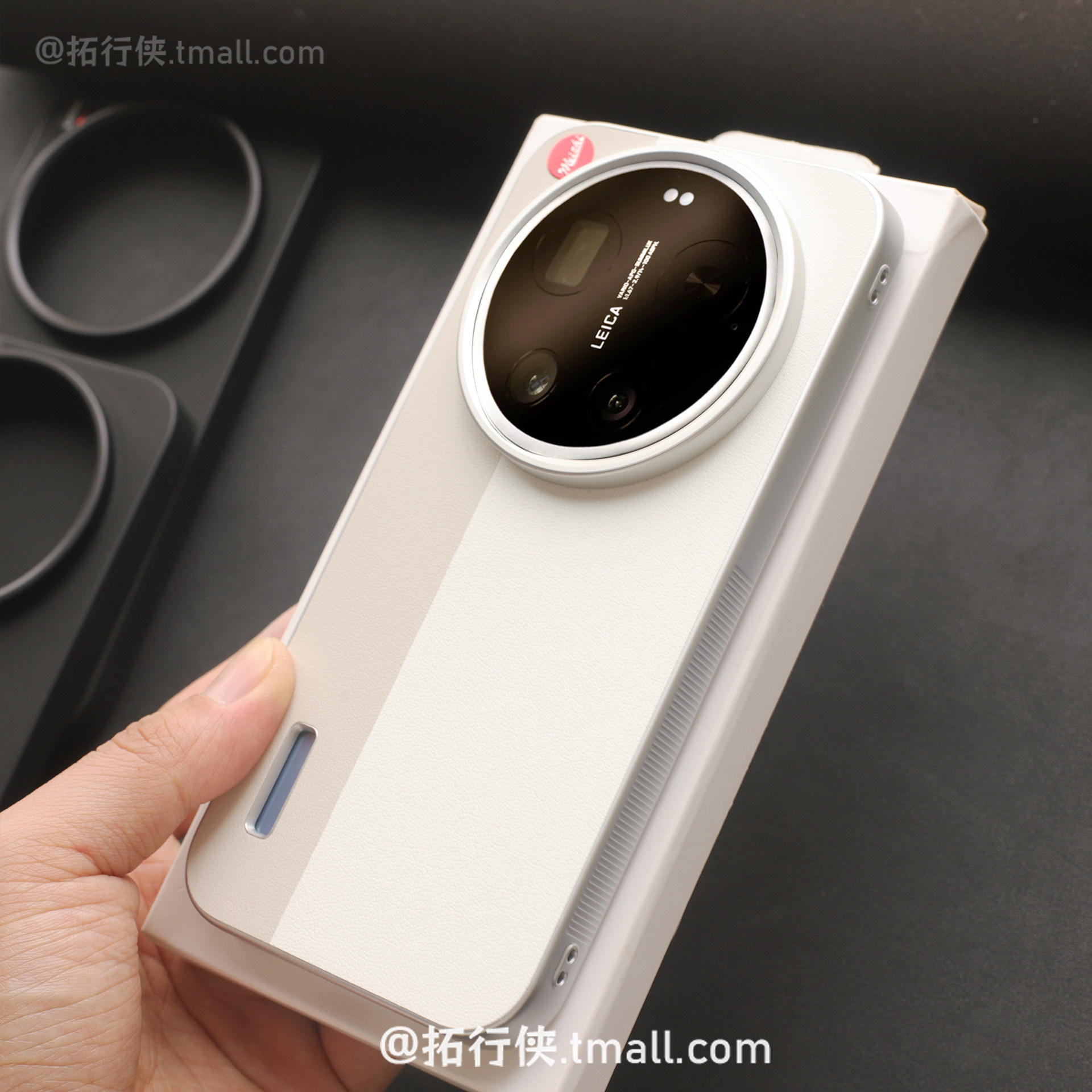 适用小米17Ultra手机壳Xiaomi17Ultra莱卡版原机色保护套15U软边全包边14灰白拼色3素皮纹外壳不粘指纹商务男